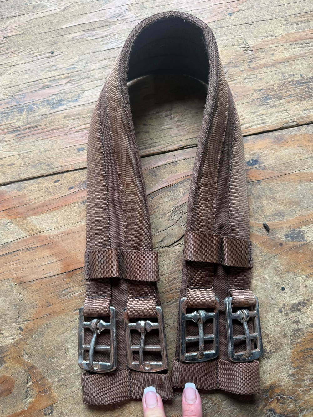 27” brown girth